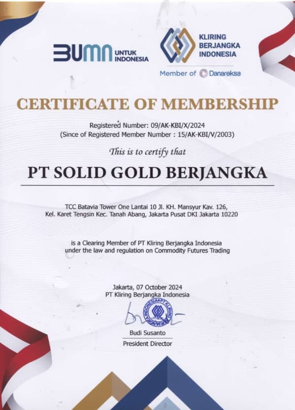 Keanggotaan Lembaga Kliring Berjangka (KBI)